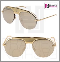 Christian Dior Revolution 2 Gold Mirrored Metal Aviator Sunglasses Evolution2 - £290.53 GBP
