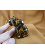 Y-CHE-727) Golden tigereye CHEETAH gemstone figurine I love wild CATS ca... - €21,53 EUR