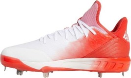 adidas Mens Icon 4 Splash Metal Baseball Cleats  B76034 Red/White - £47.85 GBP