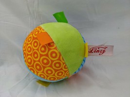 Linzy Cloth Rattle Ball Plush 5 Inch Tags Funtime Stuffed Animal Toy - £6.89 GBP