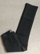 NYDJ Premium Denim Slimming Jeans Womens Size 6 Black Straight Leg Stretch - $25.74