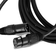 Balanced Xlr Female To Xlr Male 3-Pin High Performance Pro Microphone Cable Comp - £21.92 GBP
