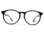 Ray-Ban RB1554 3728 Kids Eyeglasses Frames Black Blue Round Full Rim 48-... - $55.74