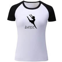 Dance Design Designs Womens Girls Casual T-Shirts Print Graphic Tops Tee Shirts - £12.82 GBP