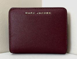 New Marc Jacobs Compact Bifold Wallet Pomegranate - $78.96