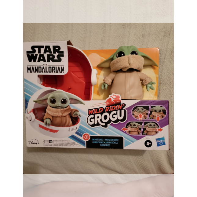 Star Wars the Mandalorian Galactic Snackin Grogu Animatronic Toy Over 40 Sounds, Morethebuckles in the Original Box