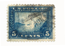 US STAMP SC# 399 USED FINE VF Panama-Pacific Perf.12 - $5.94