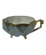 COTTAGECORE COLLECTIBLE ROYAL SEALY JAPANESE TEACUP LIGHT BLUE &amp;GOLD LUS... - $42.20 CAD
