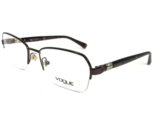 Vogue Eyeglasses Frames VO 3971-B 934 Brown Tortoise Gold Crystals 51-18... - £43.96 GBP
