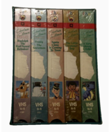 Children&#39;s Christmas Classics Series f.h.e. 5 VHS Cartoons Vintage 80s New - $27.54