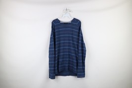 Banana Republic Mens Size XL Lightweight Cotton Knit Striped Crewneck Sw... - $29.41