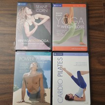 Yoga DVD Lot of 4 GAIAM Seane Corn, Quick Start Yoga, Power Yoga, Cardio... - $18.00