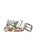 Ed Hardy men&#39;s hammered stud belt Black Multi - $660.48 MXN