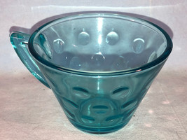 Blue Capri Hobnail Cup Depression Glass Mint - £8.01 GBP