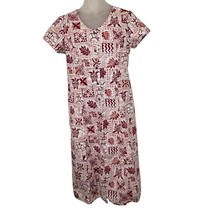 Hilo Hattie Hawaiian Original Long Dress Sea Turtle Tribal Women&#39;s Size 12 - £27.15 GBP