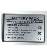 Samsung M610 Li-ion Standard Battery 600mAh - £6.31 GBP