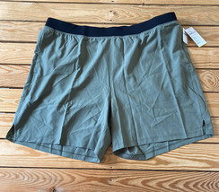 old navy active NWT men’s athletic shorts size 2XL green d7 - $14.17