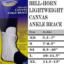 DJO Bell-Horn Lightweight Lace-up Ankle Brace White X-Small - $361.61 MXN