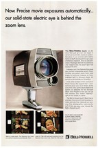 Bell &amp; Howell Super 8 Video Camera Magazine Ad Print Design Advertising - $12.86