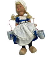 Vintage Bisque Dutch Milkmaid Doll Needs Repair - $28.49
