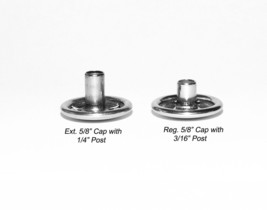 Snap, Extended Length Cap has a 1/4&quot; Post / Eyelet has a 3/8&quot; Post - 10 ... - $253.21 MXN