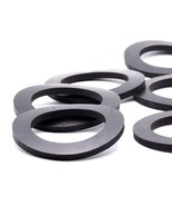 2&quot; ID x 3&quot; x 3/16&quot; XL Black Rubber Flat Washers  Spacers  Various Packag... - £8.82 GBP+