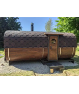 Luxury Sauna Dual Room Wood Stove Heater or Harvia Heater Glamping Vacation - £7,673.97 GBP
