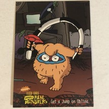 Aaahh Real Monsters Trading Card 1995  #57 Get A Jump On Oblina - £1.55 GBP