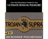 Trojan Supra Ultra-thin Polyurethane Condoms - Box Of 3 - $14.11