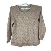 Sonoma Women&#39;s Knit Chevron Pattern Crew Neck Sweater Size 1X - £11.07 GBP