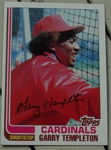 Garry Templeton, Cardinals,  1982 #288 Topps  Baseball Card GD COND - £0.77 GBP