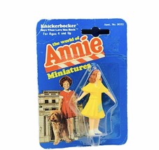 Little Orphan Annie miniature toy figure knickerbocker 1982 moc Grace Reinking - £23.70 GBP
