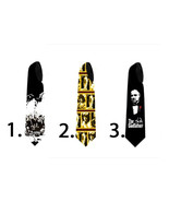 Necktie with Godfather pulp fiction gangster print - £23.60 GBP