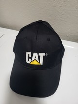 Caterpillar Cap Hat Cap Embroidered Adjustable Trucker Black Mens - £11.11 GBP