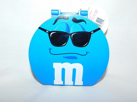 M Ms Blue Small Tin Lunch Box 5 Inches Tall 2002 - $8.99