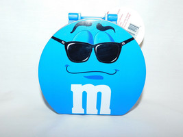 M Ms Blue Small Tin Lunch Box 5 Inches Tall 2002 - £7.04 GBP