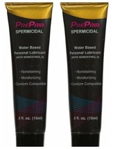PREPAIR SPERMICIDAL LUBE MOISTURIZING LUBRICANT 5.2 ounce COUNT OF 2 BOT... - $1,114.81 MXN