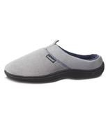 Isotoner Men&#39;s Jared Hoodback Memory Foam Slippers in Ash Gray-2XL 13-14 - $28.79 CAD