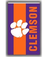 Clemson Football Team Memorable Flag 90x150cm 3x5ft Tigers Vertical - $18.99