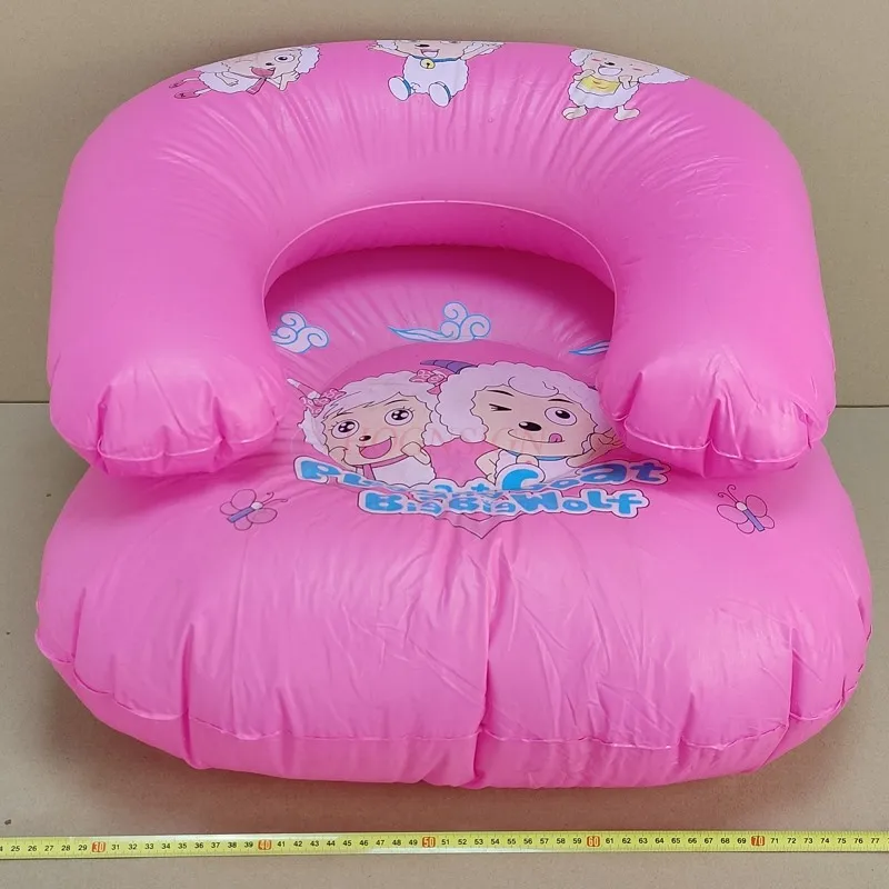 Inflatable Pvc Sofa Children Swimming Chair Child Cartoon Single Person Sofas - £27.37 GBP