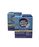 Alka Seltzer Plus Severe Cold PowerFast Fizz Orange Zest 24 Effervescent... - $19.99