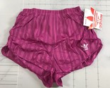 Vintage Adidas Running Shorts Womens Medium 32-34 Pink Purple Shimmery S... - $93.52