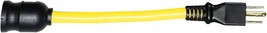 Blue With A Yellow Stripe, 1-Foot Voltec 04-0093N 12/3 Stw U-Ground Plug To - £27.96 GBP