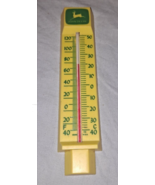 Vintage John Deere Thermometer Yellow &amp; Green Plastic 7” Tall - $32.71