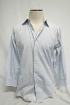 Joseph Abboud Mens Blue White Long Sleeve Button Shirt 32/33 100% Cotton - $23.83