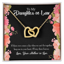 To My Daughter-in-Law Keep in Heart From Mother-in-Law Inseparable Necklace - £53.44 GBP+