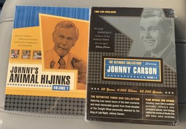 Johnny Carson Ultimate Collection &amp; Johnny&#39;s Animal Hijinks DVD Bundle - £15.98 GBP