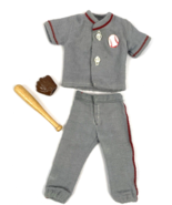 Vintage Ken Doll Boy Clothes Lot Baseball Sports Player Uniform Bat Acti... - €21,43 EUR