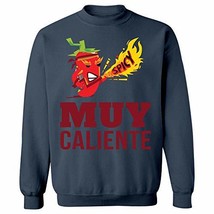 Muy Caliente Very Hot Peppers Spicy - Sweatshirt Navy - £44.71 GBP