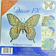 Decor FX Large Butterfly Wallpaper Cutouts 16pc Furniture Crafts Scrapbo... - $267.48 MXN